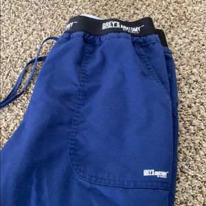 Navy greys anatomy scrub pants